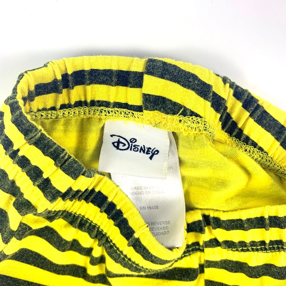 Disney Minnie Mouse Dont Bee Scared 2 pc Outfit Girls 2T Black Yellow Halloween - Picture 11 of 16